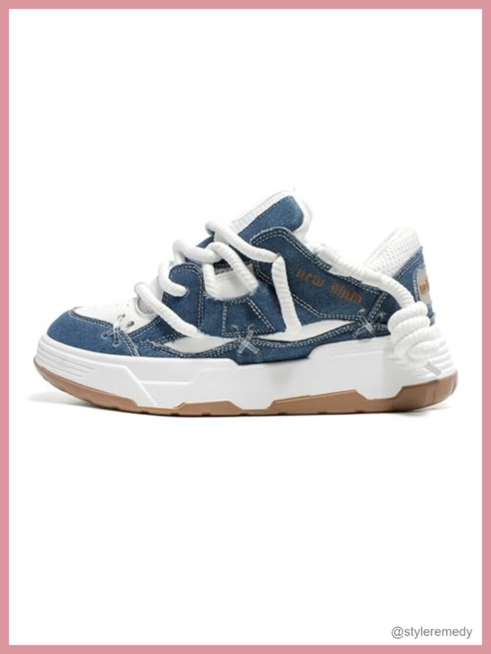 2 Inch Chunky Platform Sneakers, Unisex Y2K Dad Shoes, Lightweight Athletic